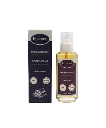 Lavender massage oil 105 ml for all skin types nourishing body oil for massaging |100% pure and of course relaxation for the bodyRelieves stress pain & gives the skin moisture lavender massage oil