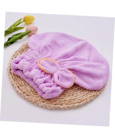MAGICLULU Fast Drying Cap Bathing Accessories Womens Head Scarves Towel Shower Cap for Women Womens Bandana Hair Shower Cap Shower Caps for Hair Turbans for Shower Head Elastic Miss Violet M - Buy Online on GoSupps.com