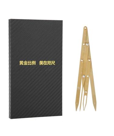 Eyebrow Measurement Sliding Eyebrow Ruler Stainless Steel Durable Eyebrow Make up Tool Eyebrow Shaping(Gold) - Buy Online on GoSupps.com