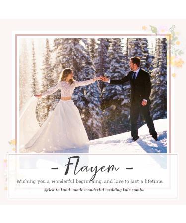 Flayem Wedding Hairpins - Silver Rhinestone Bridal Jewelry & Hair Accessories (2 Pieces) for Women & Girls - Buy Online on GoSupps.com