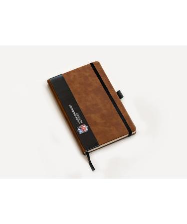 Rico Industries NFL New England Patriots Brown Laser Engraved Small Notepad Jounral/Notepad 8.25" x 5.25"- Office Accessory - Buy Online on GoSupps.com