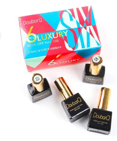 15ml UV Nail Gel Glitter Dazzling Gel Nail Varnish Hybrid Semi Permanent Base Top Coat Soal Off UV Gel Polish - (Color: Multi) - Buy Online on GoSupps.com