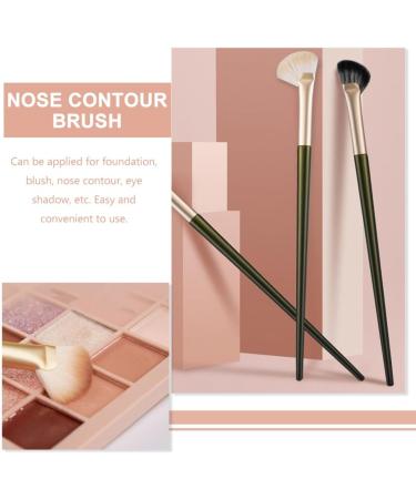 FOMIYES 16 Pcs Nose Shadow Brush Eyeshadow Contour Brush Angled Brush Eye Shadow Brush Wooden Handle 17.4x1cmx4pcs Assorted Colorx4pcs - Buy Online on GoSupps.com