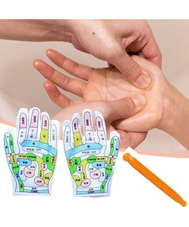ZOUBAOQ Point Glove Foot Acupressure Socks - Massage Knitting Reflexology Gloves for Men | International Shipping - Buy Online on GoSupps.com