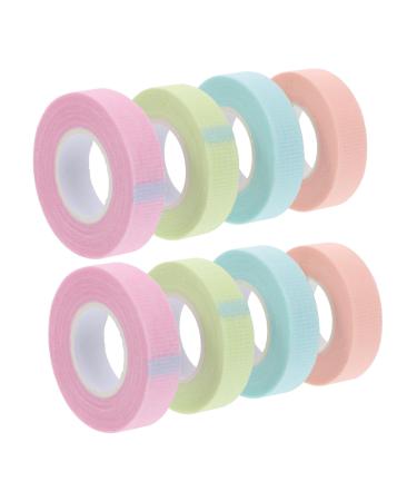 Didiseaon 24 Rolls False Eyelash Assistant Adhesive Lash Tape Eyeshadow Lash Lift Tape Fabric Lash Tape Under Eyelash Tape Eyelash Extension Bands Tapes Extend Girl Non-woven Fabric