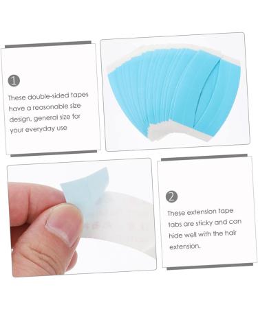 LALAFINA Two Sided Tape 23 Sheets Double Sided Wig Film Hair Wig Adhesive Strips Hair Extension Sticker Tape for Hair Extension Wig Tape Parts Wig Tape Supply Water Proof Glue Sticky Stick - Buy Online on GoSupps.com