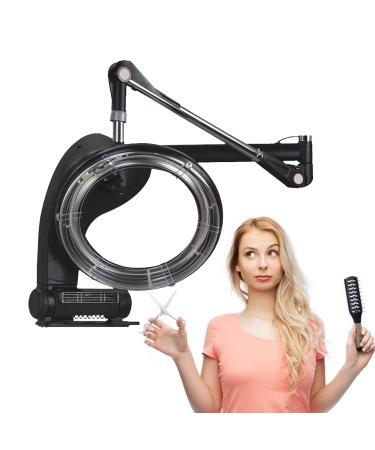 Salon Orbital Hair Dryer Hair Color Processor Hair Dryer Accelerator with Rolling Base 6-Mode Salon Hair Conditioner/Perm for Salon Home Hair Care B