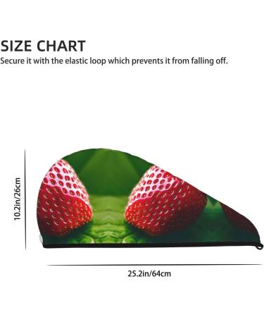 Strawberry Coral Velvet Dry Hair Cap - Unisex Wet Towel Wrap for Home Pool Parties & Beach | Perfect Accessory for All - Buy Online on GoSupps.com