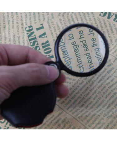 Handheld Magnifying Glass 1 PC 8X 50mm/60mm Mini Pocket Folding Jewelry Magnifier Magnifying Eye Glass Loupe Lens Reading/Obeservation/Repairing Read Magnifying Glass Lucky Star As Picture 50mm 8X - Buy Online on GoSupps.com
