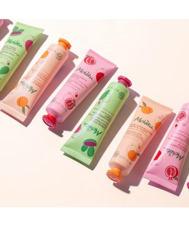 Melvita Smoothing Hand Cream - 99% Natural Bio-Certified Vegan Formula for Nourished & Protected Hands - Pomegranate - 30ml Tube - Buy Online on GoSupps.com