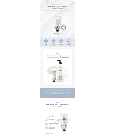 Mongdies Baby Sun Cream SPF30 PA+++ | 100% Safe Non-Sticky EWG Green Lightweight Sunscreen for Kids - 60ml - Buy Online on GoSupps.com