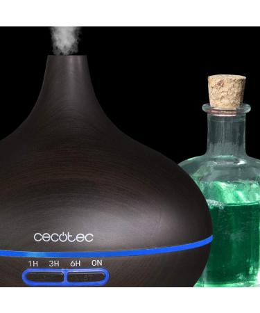 Cecotec Ultrasound Humidifier Pure Aroma 150-300 ml | Aromatherapy Timer & 7 LED Colors | Ultra Quiet Design - Buy Online on GoSupps.com