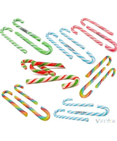 Random Mixed Flavour Candy Cane Sweets 20g - Individually wrapped Candy Cane Sweets (40 x candy canes) - Buy Online on GoSupps.com