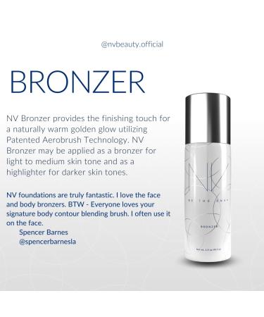 NV Perfecting Fine Mist Bronzer - Buildable Coverage Airbrush Makeup with Plant-based Stem Cells & Vitamins | 1.5 oz | Professional Quality Bronzer - Buy Online on GoSupps.com