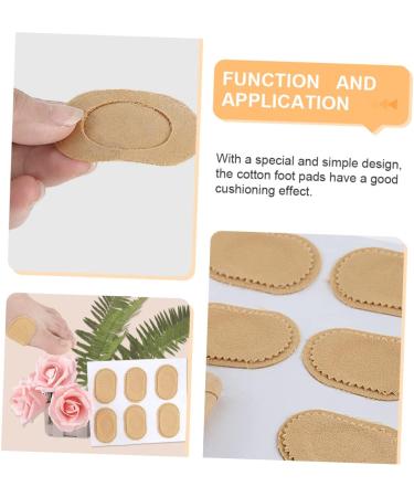 LALAFINA 6sheets Heel Grips Corn Patch Pinky Toe Corn Pads Callus Remover for Feet Toe Callus Protectors Callus Remover Cushion Toe Cushions Pad Corn Cushions Foot Stickers with Hole Cotton - Buy Online on GoSupps.com