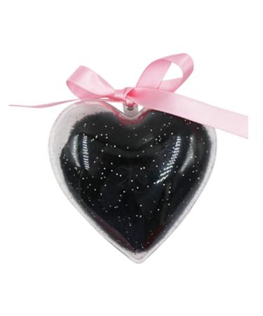 Baby Powder Puff | Bowknot Heart Powder Puff - Soft Long-haired Body Powder Puff Washable Powder Puff for Baby Body Black