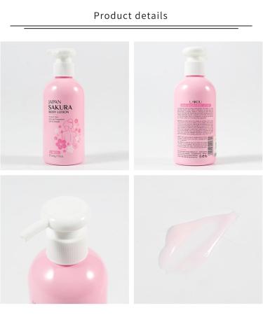 Shine Firming Moisturizing Lotion for Dry Skin JAPAN SAKURA Moisturizing with Niacinamide & Vitamin C Nourishes Skin Non Sticky Refreshing Quickly Absorbed (200ml) - Buy Online on GoSupps.com