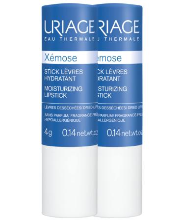 Uriage Xémose Moisturizing Lip Stick Pack of 2 x 4 g