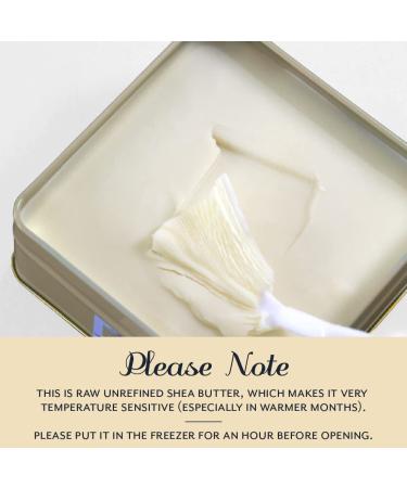 Organic Vanilla Shea Butter | 6 Oz Tin | 100% Pure Raw African Shea | Natural Skin & Hair Care - Buy Online on GoSupps.com