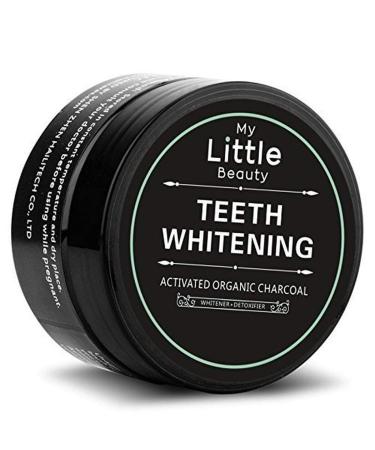 Teeth Whitening Charcoal - MY LITTLE BEAUTY Organic Tooth Whitener Charcoal Powder 2.12oz (60 g)