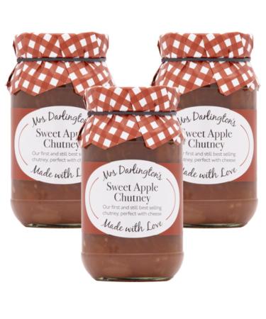 Mrs Darlington's Sweet Apple Chutney - 312g - Pack of 3