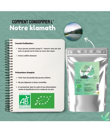 Organic Klamath Powder - Natural Super Food Rich in Essential Nutrients - Source of Vitality and Wellness (100g) - Buy Online on GoSupps.com