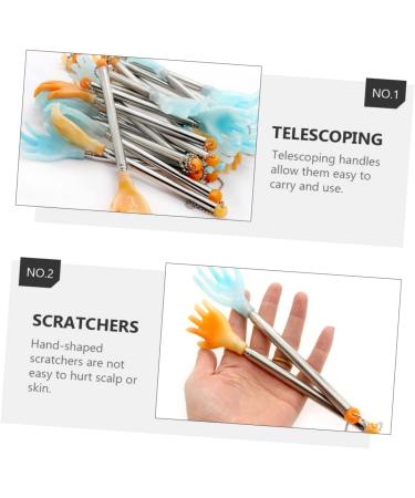 FRCOLOR 3-Pack Stainless Steel Reindeer Back Massage Tool - Flex Migm Jucky Scratch Handy Relooq Device - SCHABER PP 44.5x3.3cm Yellow | International Shipping - Buy Online on GoSupps.com