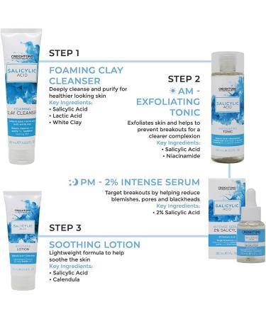 Creightons Salicylic Acid Soothing Lotion (75ml) - Calendula Infused Moisturizer for Blemish-Prone Skin - Buy Online on GoSupps.com