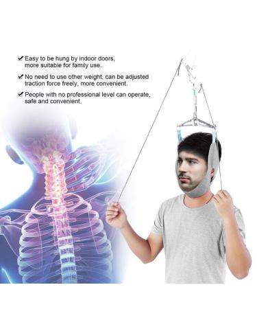 Adjustable Cervical Traction Neck Support - Pain Relief & Fixation Stretcher for Optimal Hinking Valae Correction - Buy Online on GoSupps.com