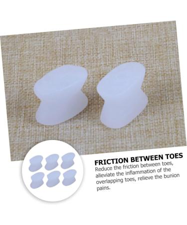 8pcs Orthopedic Bunion Kit - Toe Separator, Thumb Protector, Nail Protector, Night Splint, Hallux Straightener, Bunion Pads for Big Toe - White - Buy Online on GoSupps.com