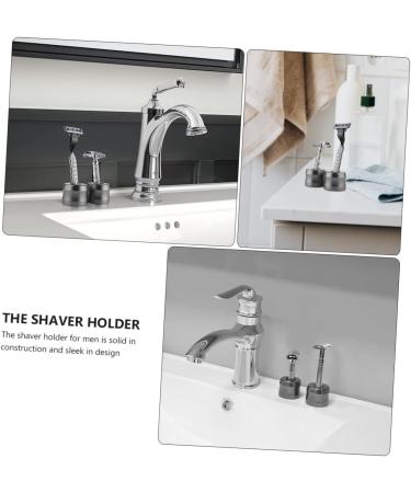  Minkissy 2 STK Razor Holder - Rustproof Steel Shaving Stand for Men | Shower Storage Solutions  - Buy Online on GoSupps.com
