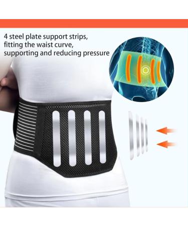 XWSM Self-Heating Compression Back Support Belt with 21 Magnets | Lumbar Pain Relief for Men & Women | Medium Size Waist Trainer - Buy Online on GoSupps.com