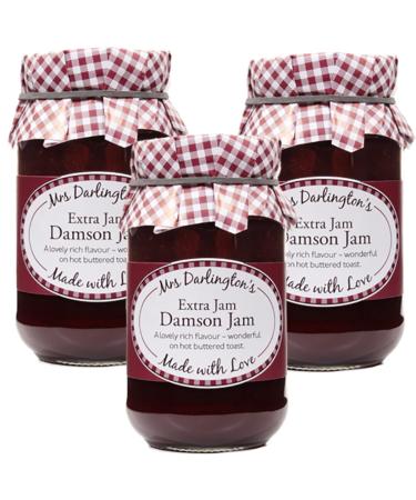 Mrs Darlington's Damson Jam - 340g - Pack of 3