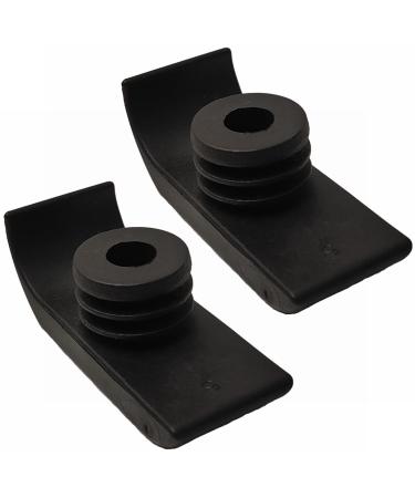 Walker Ski Glides 1 Pair Universal Fit Walker Feet Glides Durable and Smooth Walker replacement Feet Tips Walker Accessories Black