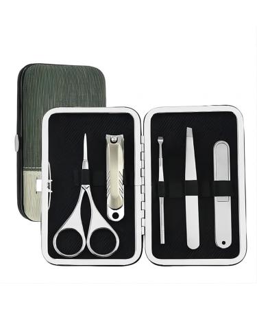 Nail Clipper Nail Clipper Set 5 Pieces Stainless Steel Nail Art Set Full Home Nail Trimmers Toenail Clippers Ergonomic Nail Clippers Sharp Nail Scissors C2