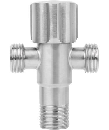Buy Stainless Steel G1/2 Inch Bathroom Angle Valve - Durable Water Shut-Off Valve for Kitchen & Bathroom - Buy Online on GoSupps.com