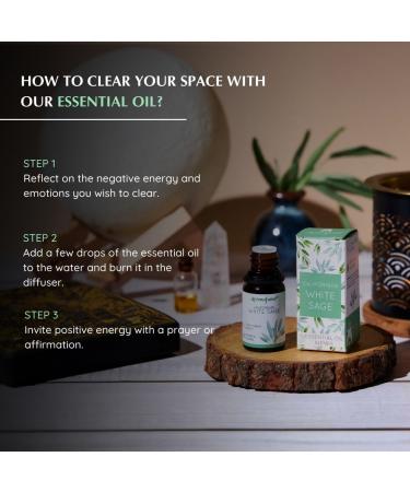 Californian White Sage Essential Oil Diffuser Blend - Aromafume | 3x10ml Aromatherapy Oil for Cleansing & Protection | Smokeless Smudging | Ethically Sourced Sage EO - Buy Online on GoSupps.com