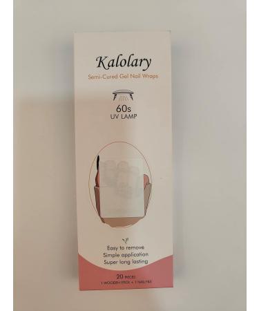Kalolary Gel Nail Polish Strips Set (Purple) - Semi Cured Waterproof Nail Art Sticker with Nail File - For Women and Girls, UV/LED Lamp Required - Buy Online on GoSupps.com