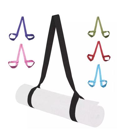 ELEVEX Yoga Mat Carry Strap, Premium Adjustable Carrier Strap Sling for Carrying Large Mats, Blankets Red