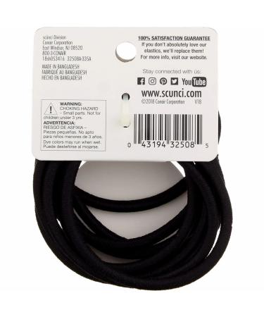 Scunci Extra Thick Hair Elastics - Strong Hold for Thick Hair - Buy Online on GoSupps.com