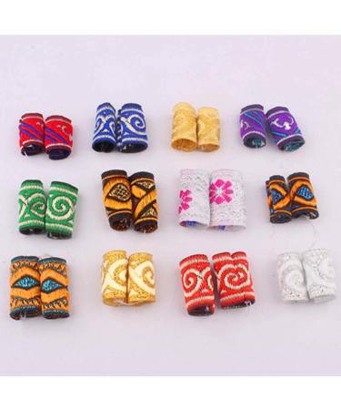 Beaupretty 12Pcs Colorful Dreadlocks Pearls & Cuffs - Decorative Hair Accessories for Men & Women - Buy Online on GoSupps.com