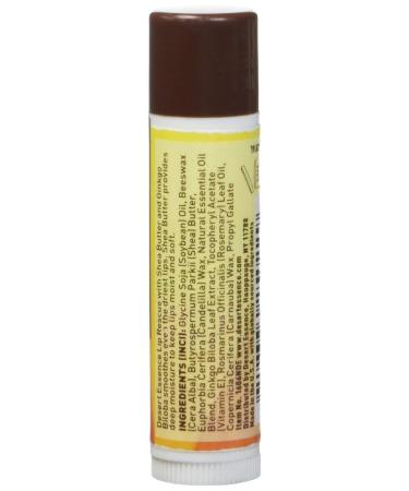 Desert Essence Lip Rescue Balm - Ultra Hydrating Shea Butter Ginkgo Biloba & Vitamin E for Dry Lips - 0.15 Oz - Buy Online on GoSupps.com