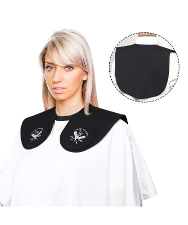 Noverlife Large Silicone Hair Cutting Collar - Weighted Dye Collar for Salon, Barber Shop Haircut Neck Guard Shield in Black - Long - Buy Online on GoSupps.com