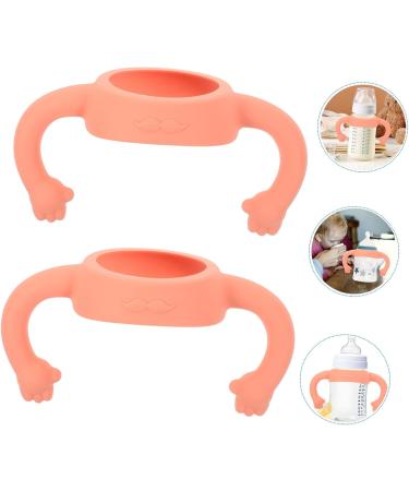 Toyvian 2 pcs Feeding Bottles Handle Grip Feeding Bottles Holder Bottle Handle Silicone Soft Soft Handle Handle Bottle Holder Feeding Bottle Wide Mouth - Buy Online on GoSupps.com