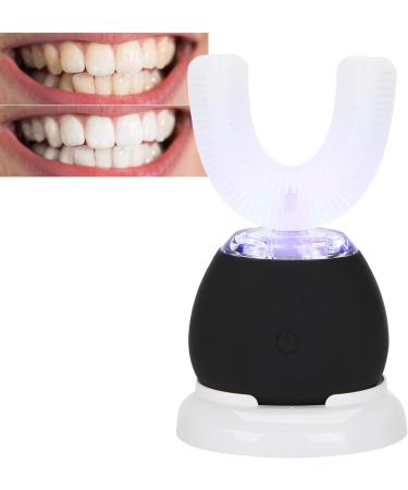 Smart U-Shape Electric Toothbrush for Brighter Smiles - Black | Child & Adult Friendly - Buy Online on GoSupps.com