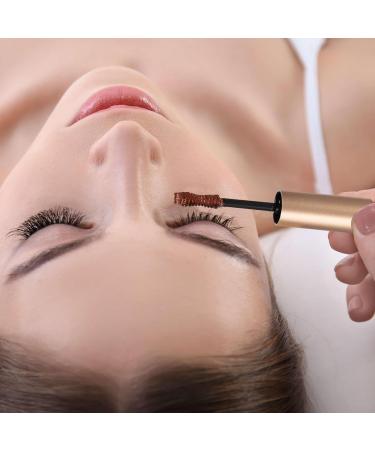 Eyelash Mascara - Smudge Proof Eye Lash Mascara | Safe And Last All Day Mascara Make Up For Bigger Eyes Rowces 02#brown - Buy Online on GoSupps.com