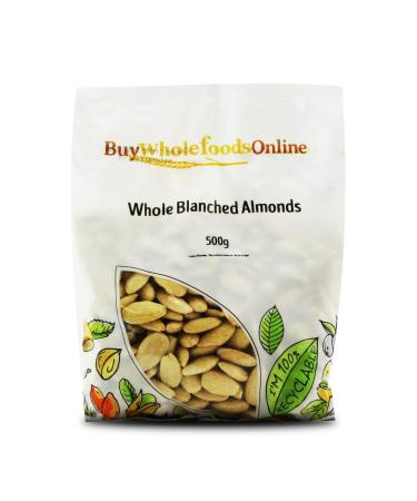 Whole Blanched Almonds 500g (BWFO) - Buy Online on GoSupps.com