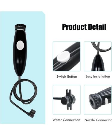 WuYan Replacement Handle Hose for Waterpik Wp-100 Wp-450 Wp-660 Wp-900 - Black - Buy Online on GoSupps.com