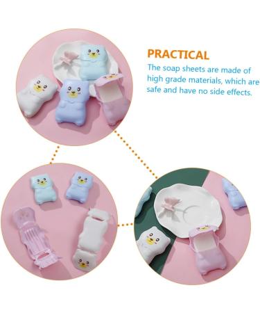 Angoily Small Soap Slice 6 Sets Travel Soap Flakes Confetti Pp Clean Hand-washing Soap Slices - Buy Online on GoSupps.com