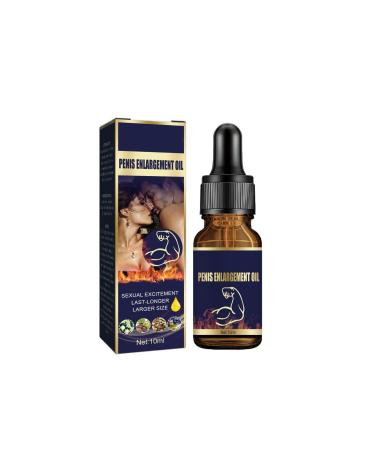 Huile d'agrandissement du p nis huiles d'agrandissement du p nis pour hommes pour prolonger la vie sexuelle Huile de massage g nital masculin hommes am lior s retardent l' jaculation (B 1PC) B 0.25 ml (Lot de 40)